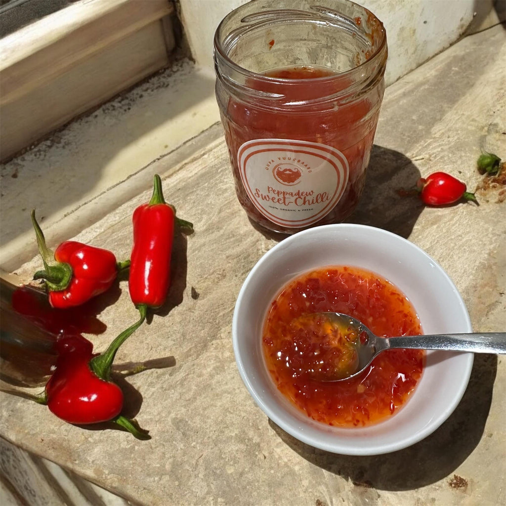Artisan Sweet Chilli Sauce: South African Peppadew Pepper