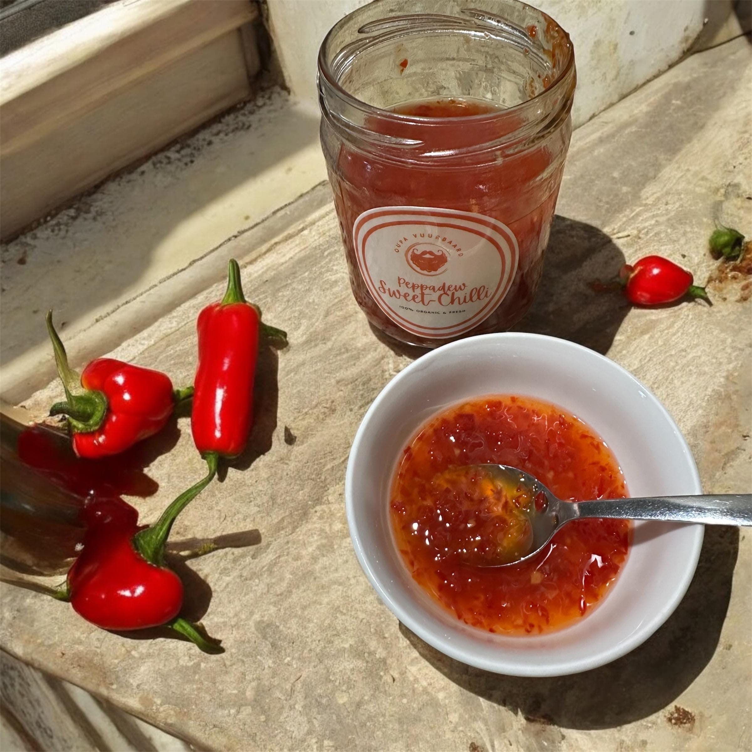 Artisan Sweet Chilli Sauce: South African Peppadew Pepper