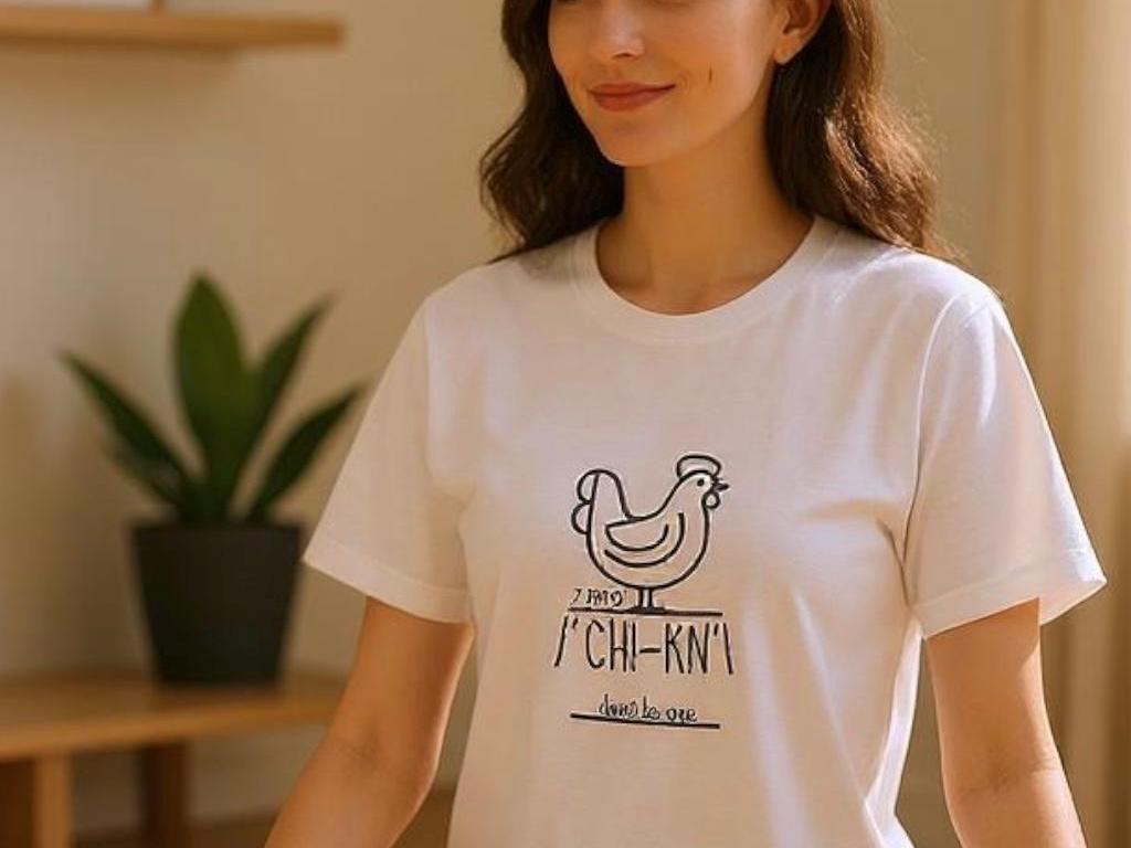 Chicken Christian T-shirt: "Don't Be One" Series