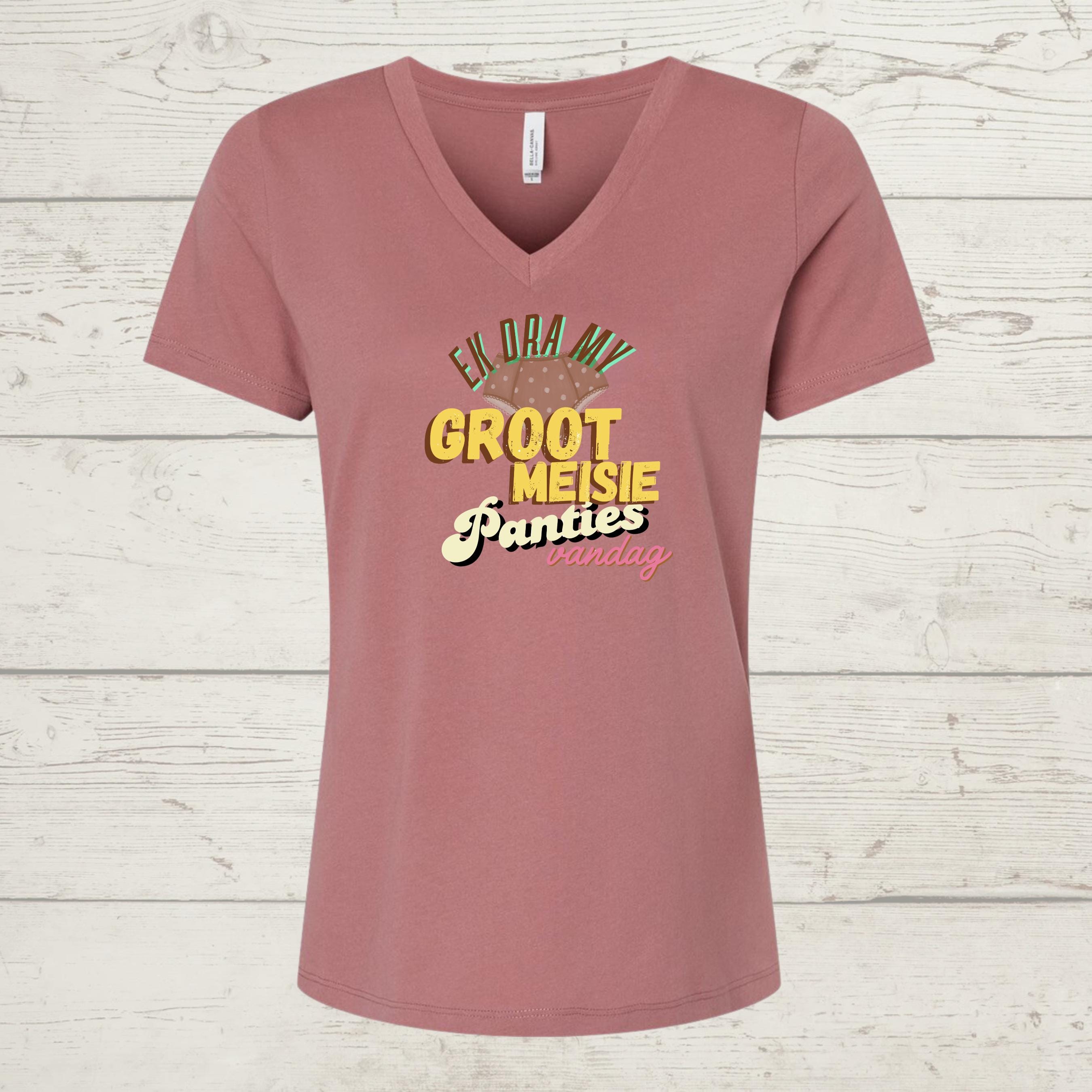 Groot Meisie T-Shirt: Funny Afrikaans Empowerment Tee