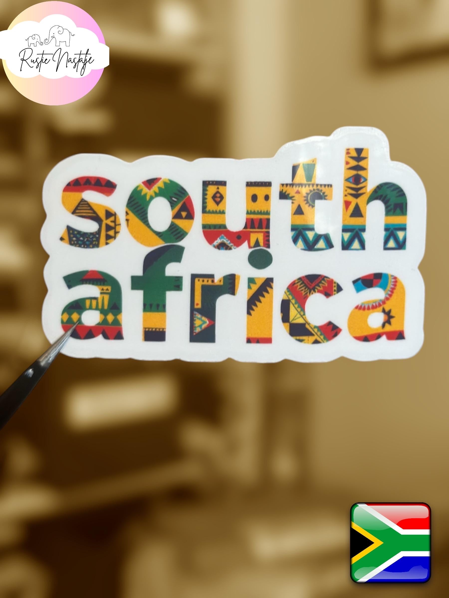 South Africa Stickers: Vibrant Vinyl Decals, Set of 5