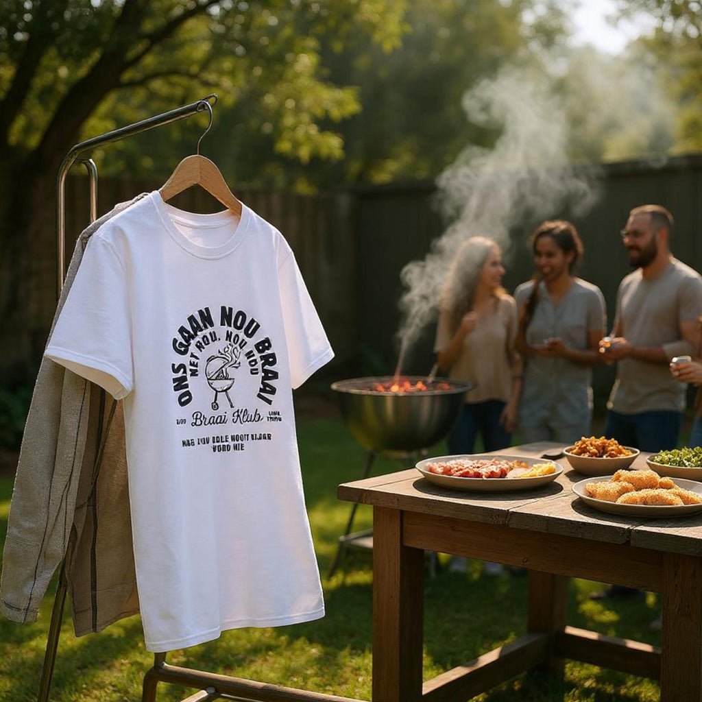 Afrikaans Braai T-Shirt | South African BBQ Gift for Dad