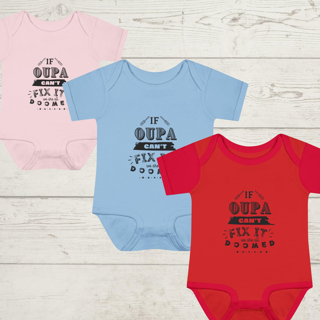 Oupa Fix It Kids T-Shirt, South African Grandfather Gift