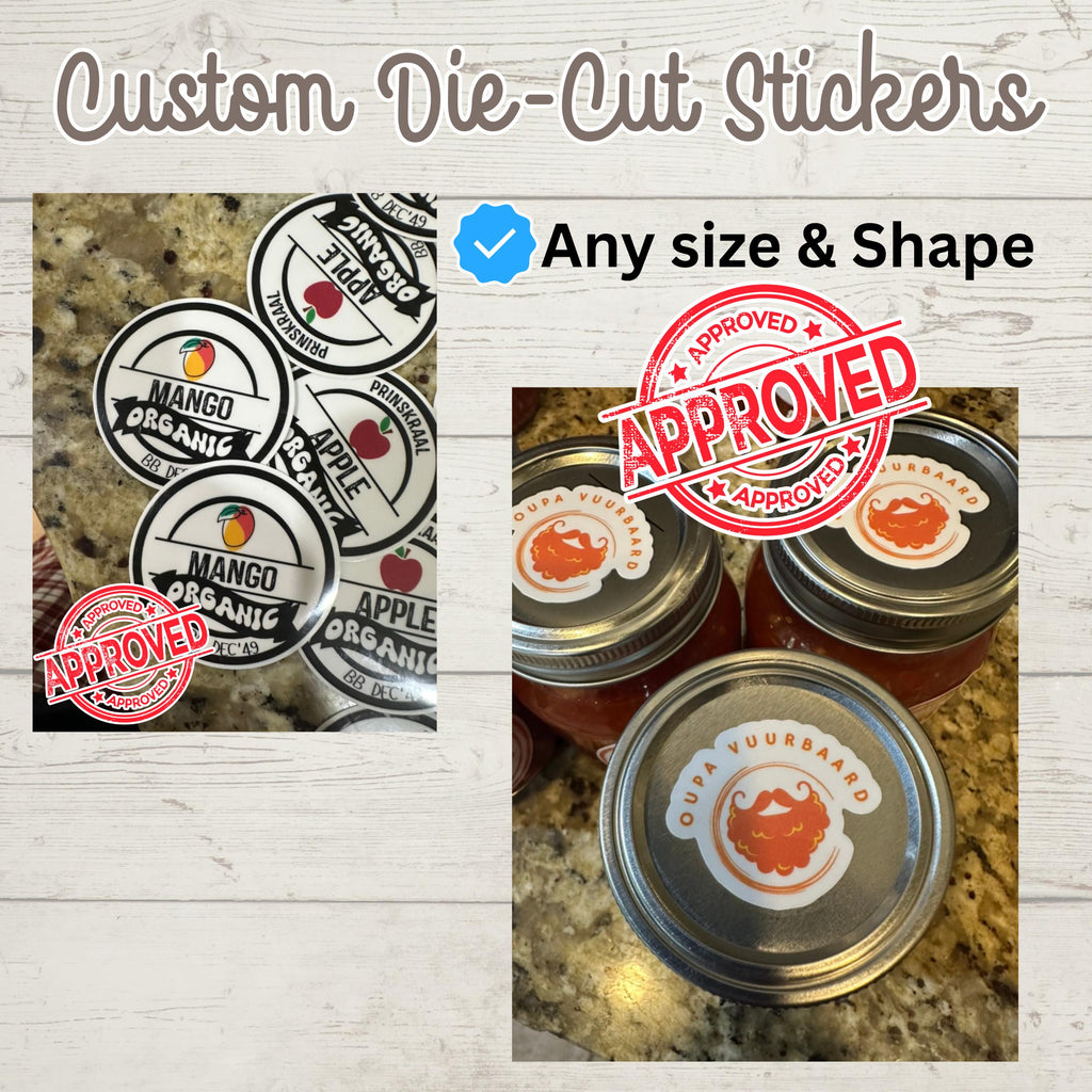 Custom Vinyl Stickers: Die Cut Logo Stickers