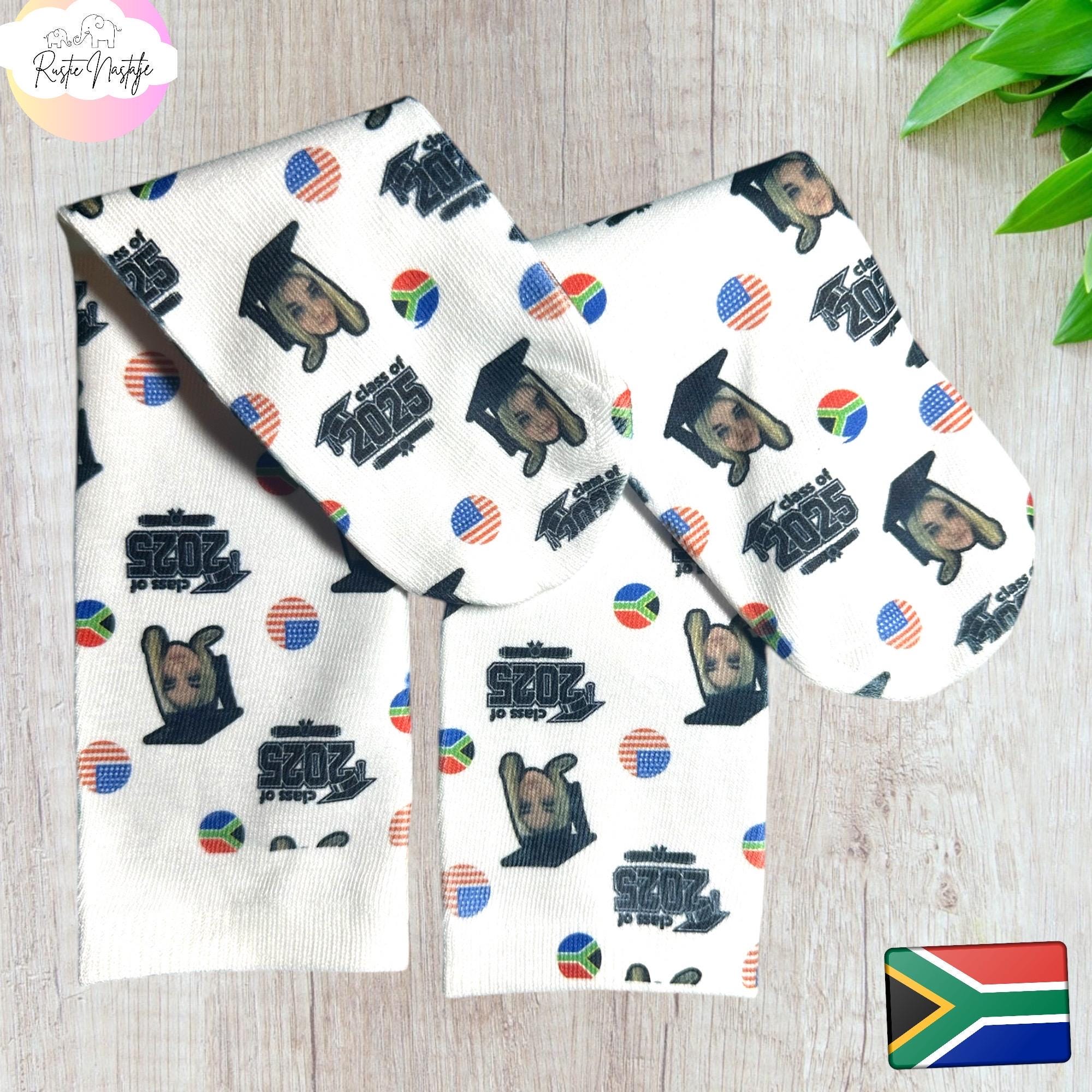 Personalized Graduation Socks: Custom Face Photo Gift