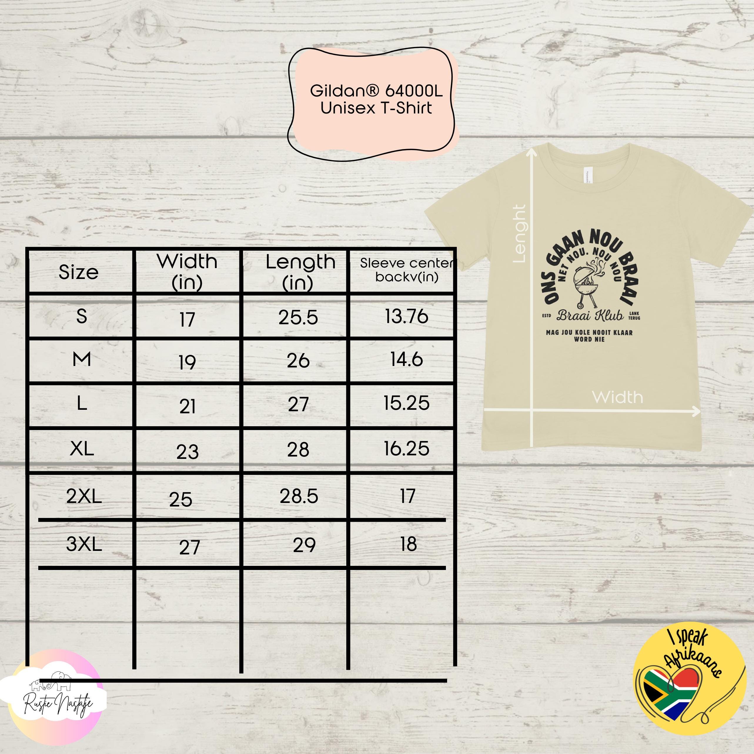 Afrikaans Braai T-Shirt | South African BBQ Gift for Dad