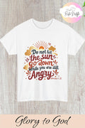 Bible Verse Sunset Graphic T-Shirt, Christian Apparel