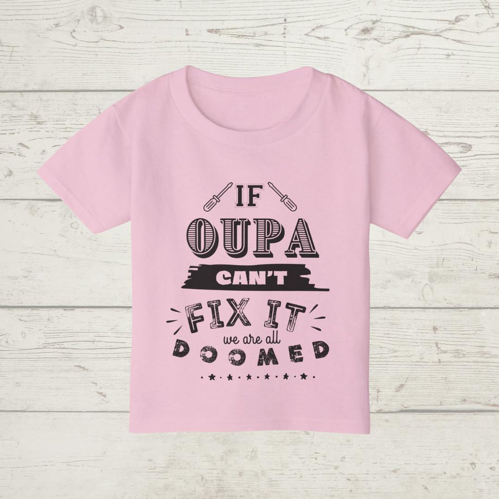 Oupa Fix It Kids T-Shirt, South African Grandfather Gift
