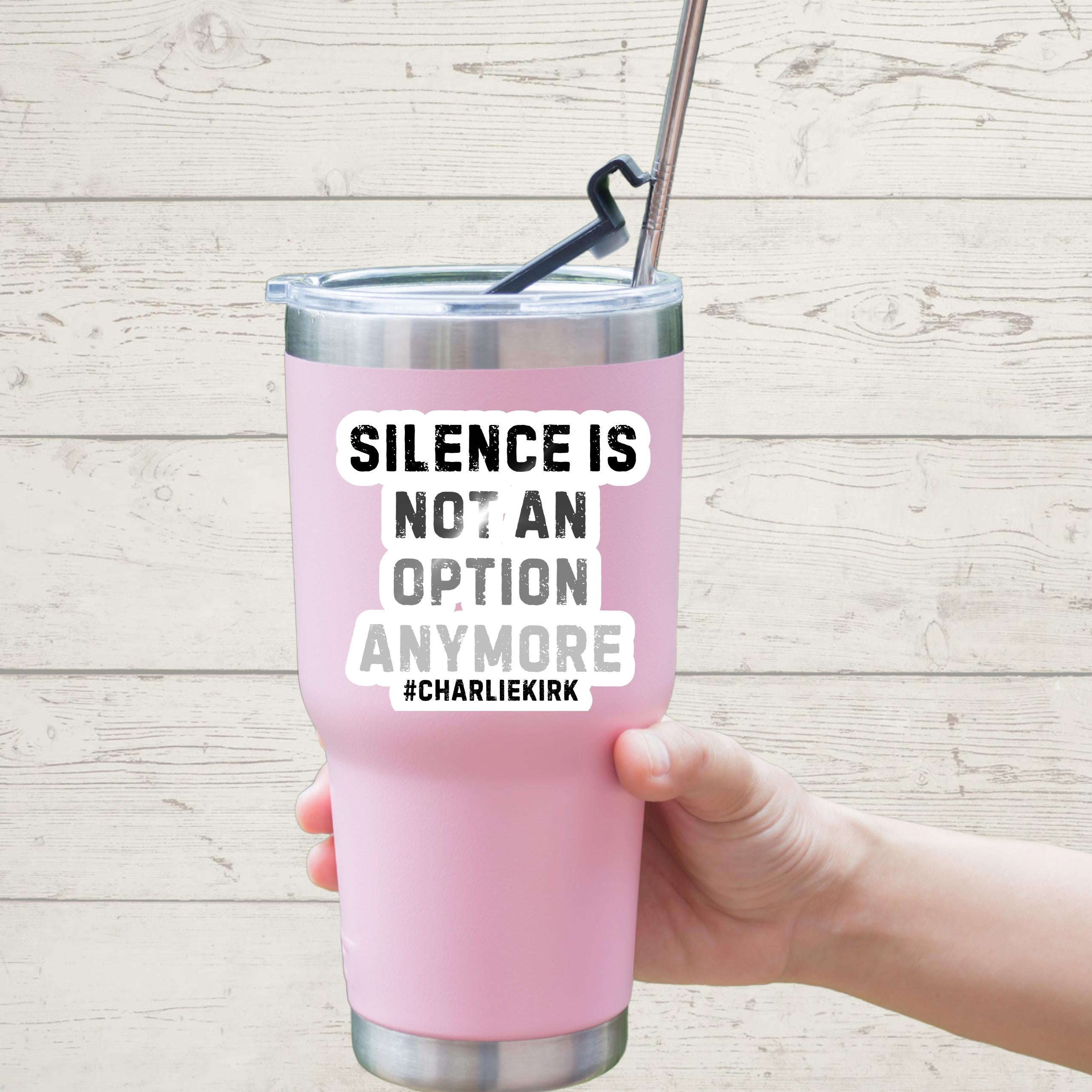 Charlie Kirk Quote Sticker: Political Vinyl Decal - US Made
