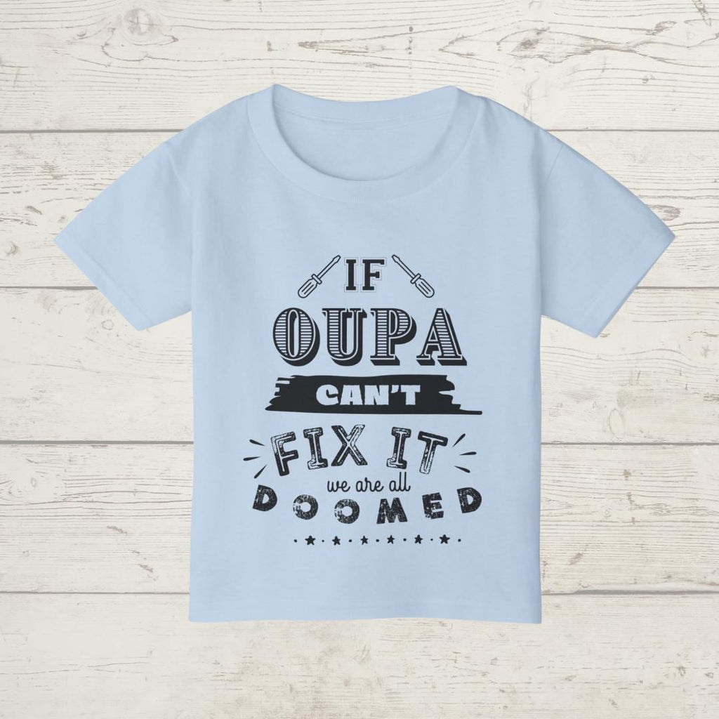 Oupa Fix It Kids T-Shirt, South African Grandfather Gift