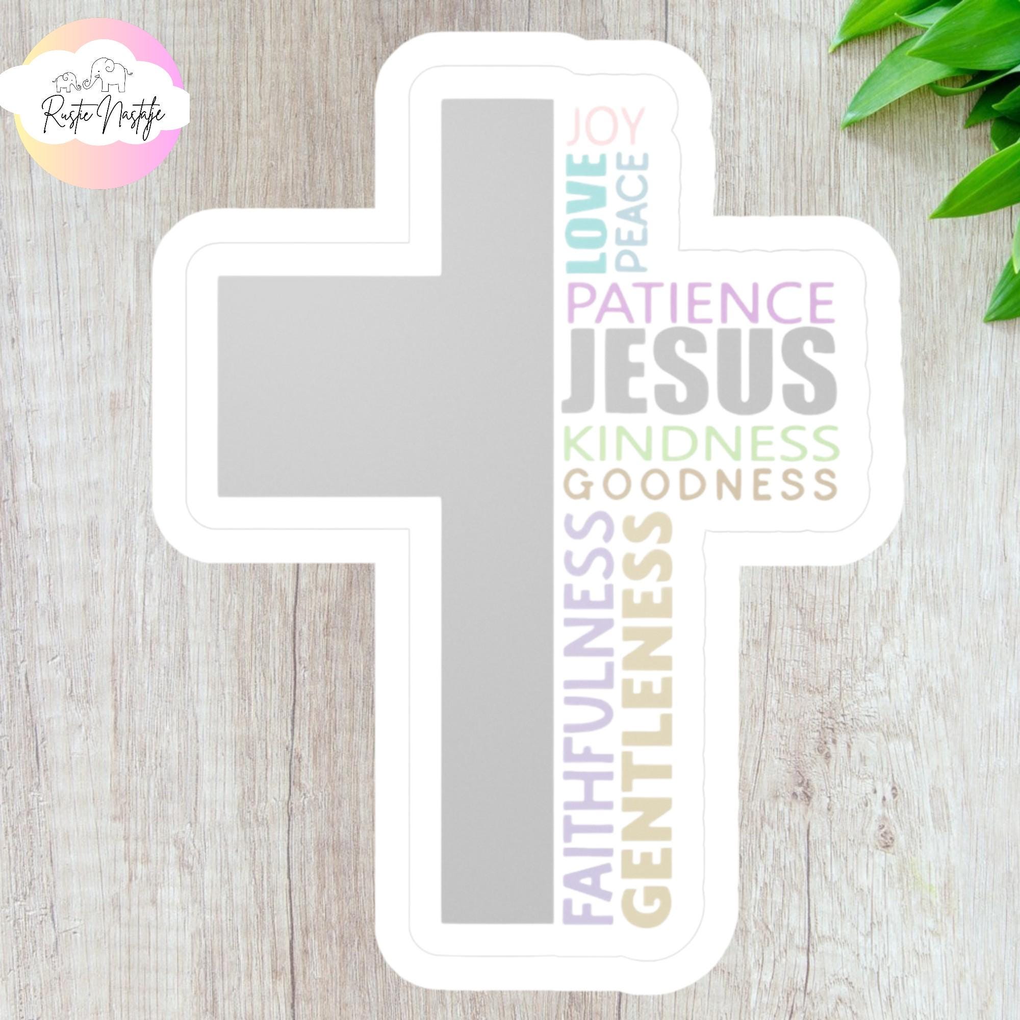 Fruits of the Spirit Sticker: Waterproof Christian Decal