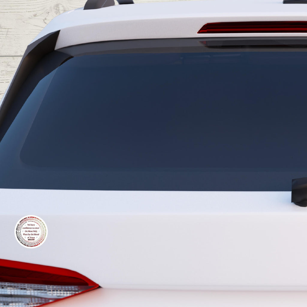 Hebrews 10:19 Scripture Sticker | Christian Faith Vinyl Decal
