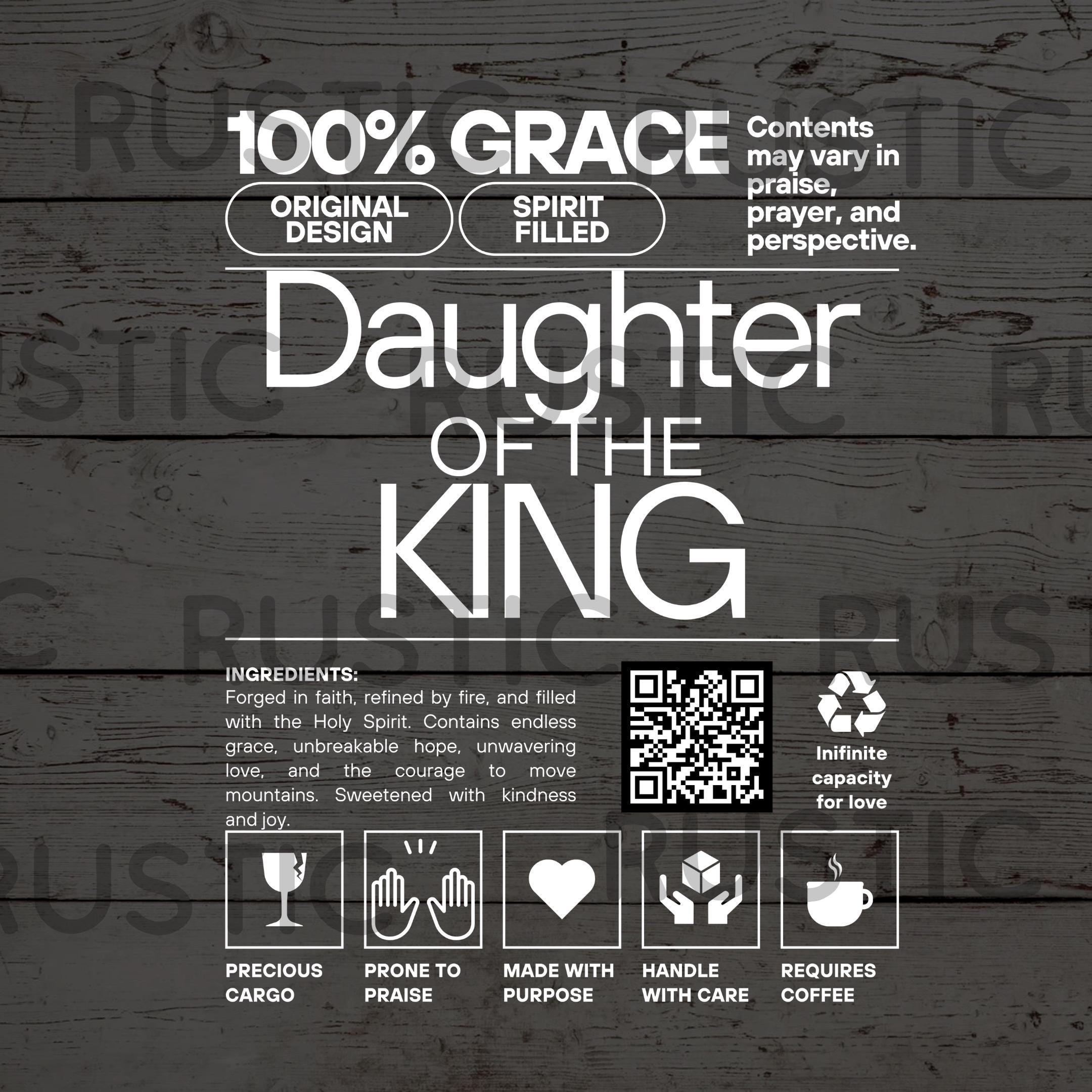 Daughter of the King SVG | Christian Shirt Design (Digital Download)