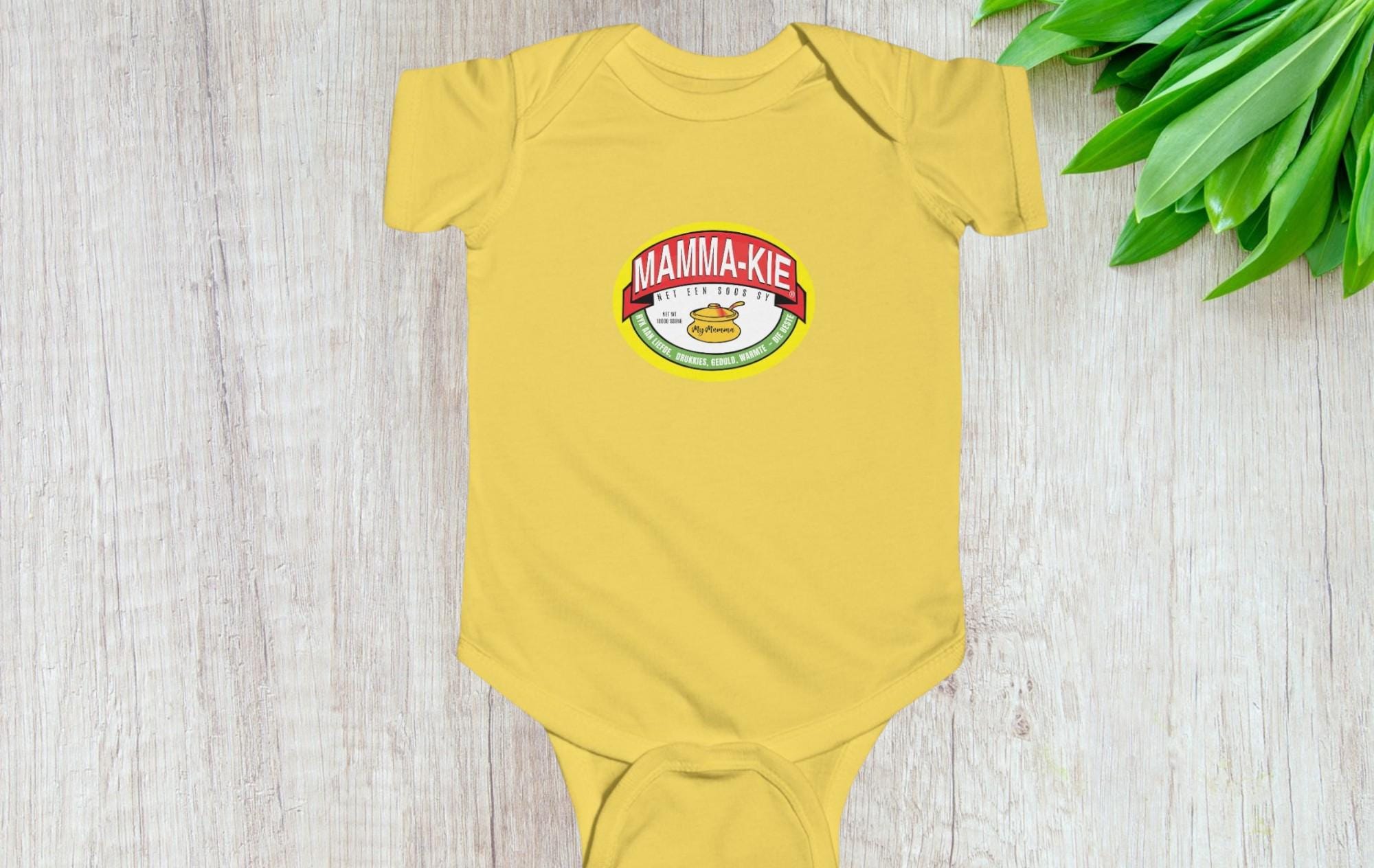 Funny 'Mamma-Kie' Parody Baby T-Shirt - Afrikaans South African Gift