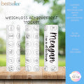 Weight Loss Tracker Tumbler: Personalized 30oz Stainless Steel Hydration Tumbler