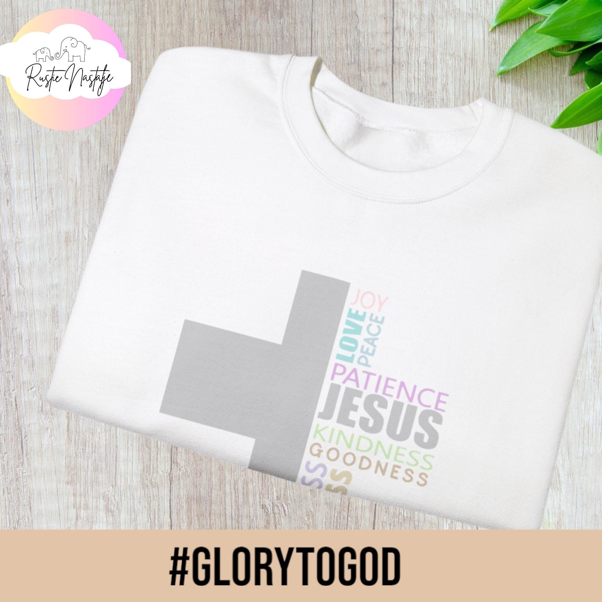 Fruits of the Spirit Cross Sweatshirt: Christian Apparel
