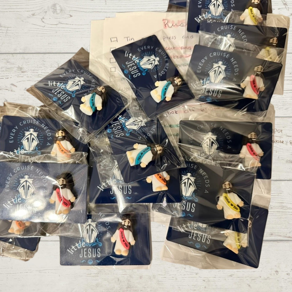 Personalized Cruise Duck Drop | Little Jesus Metal Wallet Card
