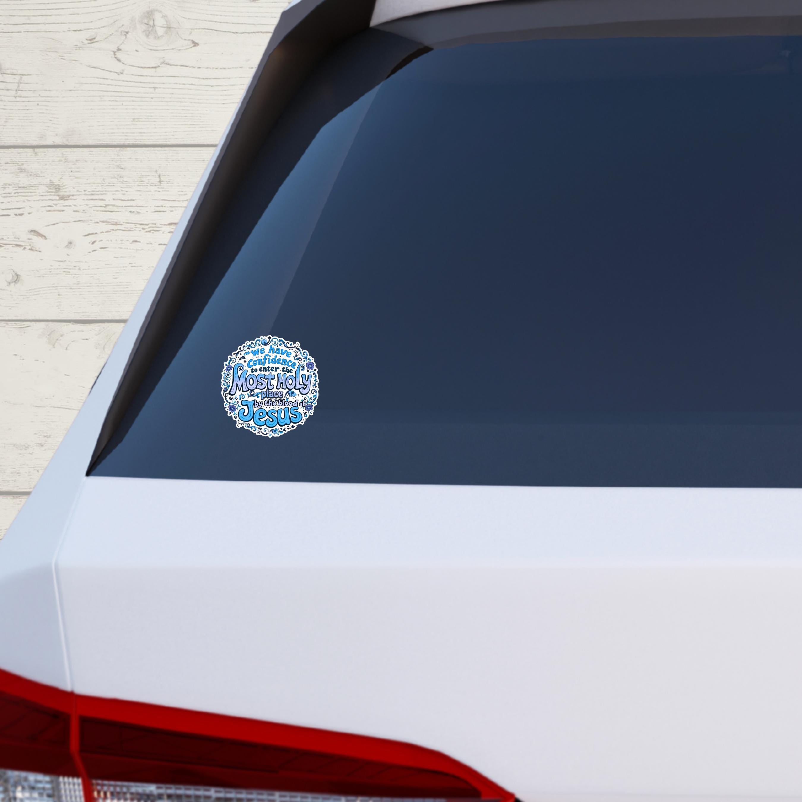 Most Holy Place Scripture Sticker | Christian Vinyl Decal