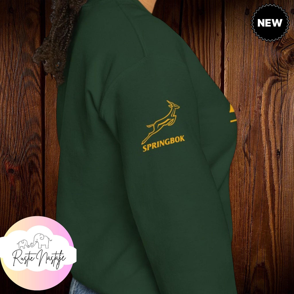 Bokke Sweatshirt: Springbok Rugby Crewneck - South Africa Rugby Champions