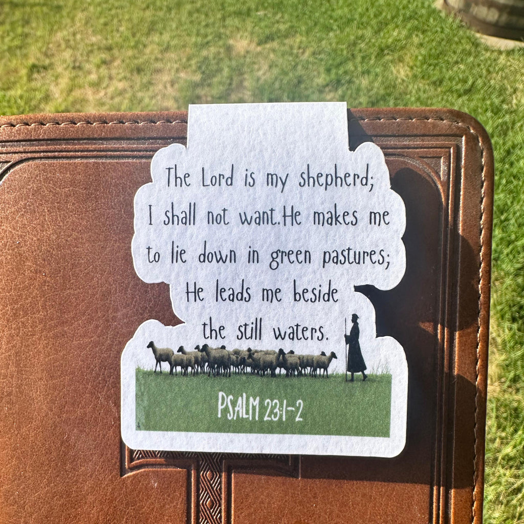 Psalm 23 Magnetic Bookmark: Bible Verse, Encouraging Gift
