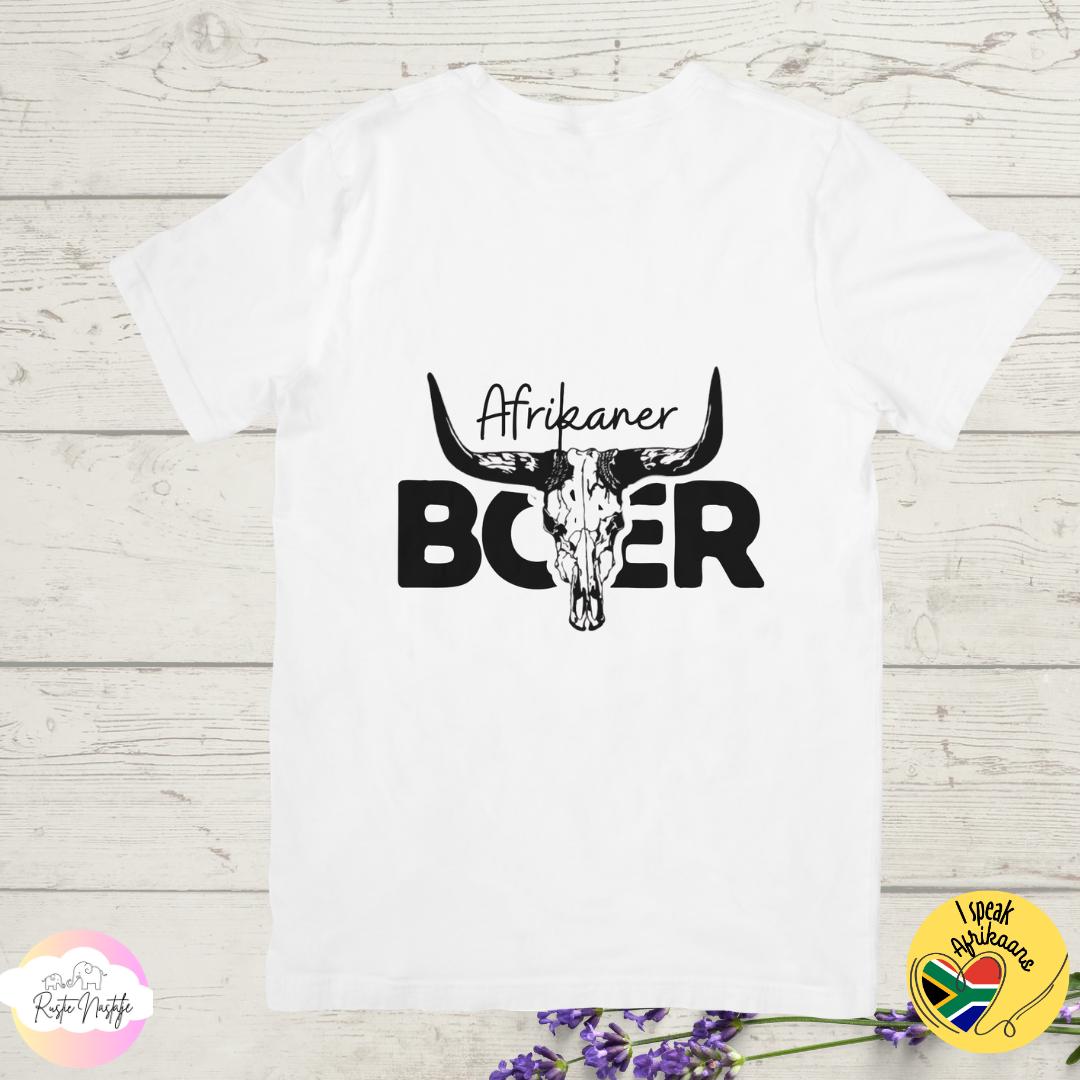 Afrikaner Boer Bull Skull SVG: South African Heritage (Digital Download)