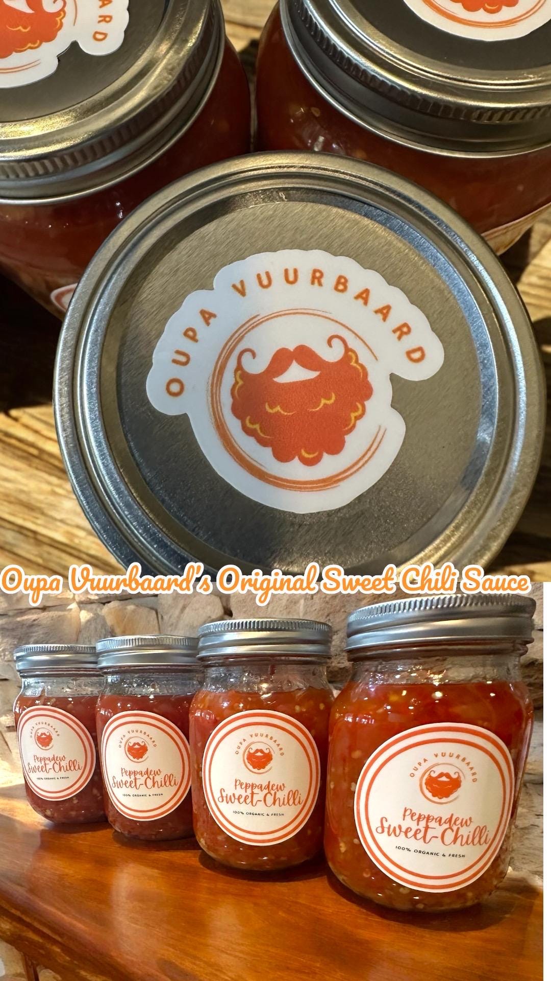 Artisan Sweet Chilli Sauce: South African Peppadew Pepper