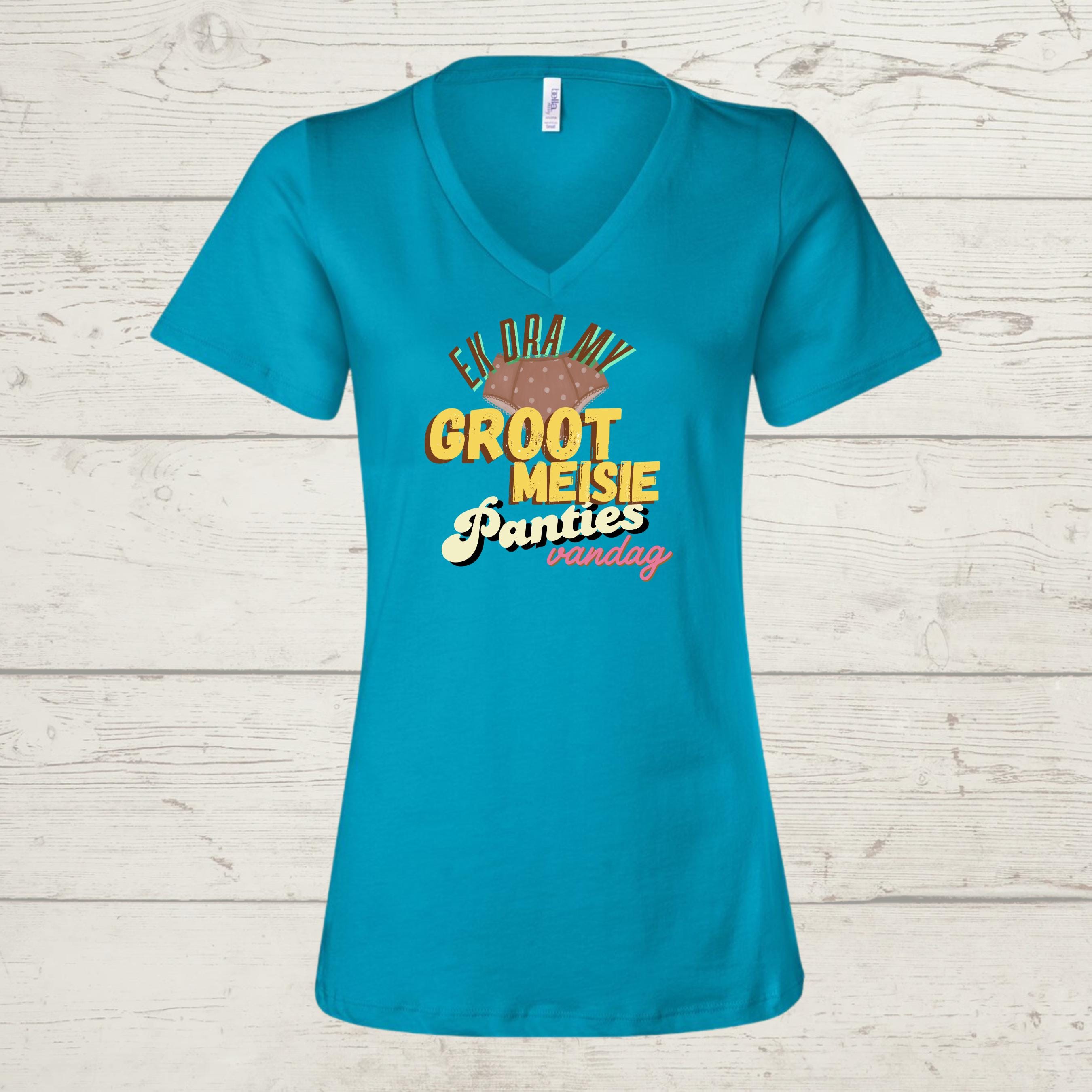 Groot Meisie T-Shirt: Funny Afrikaans Empowerment Tee
