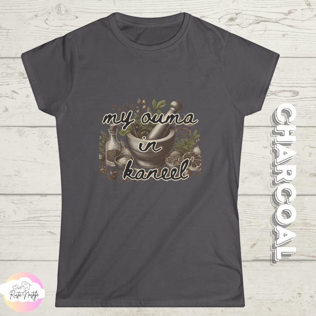 My Ouma in Kaneel T-Shirt: Afrikaans Poem, South African Heritage