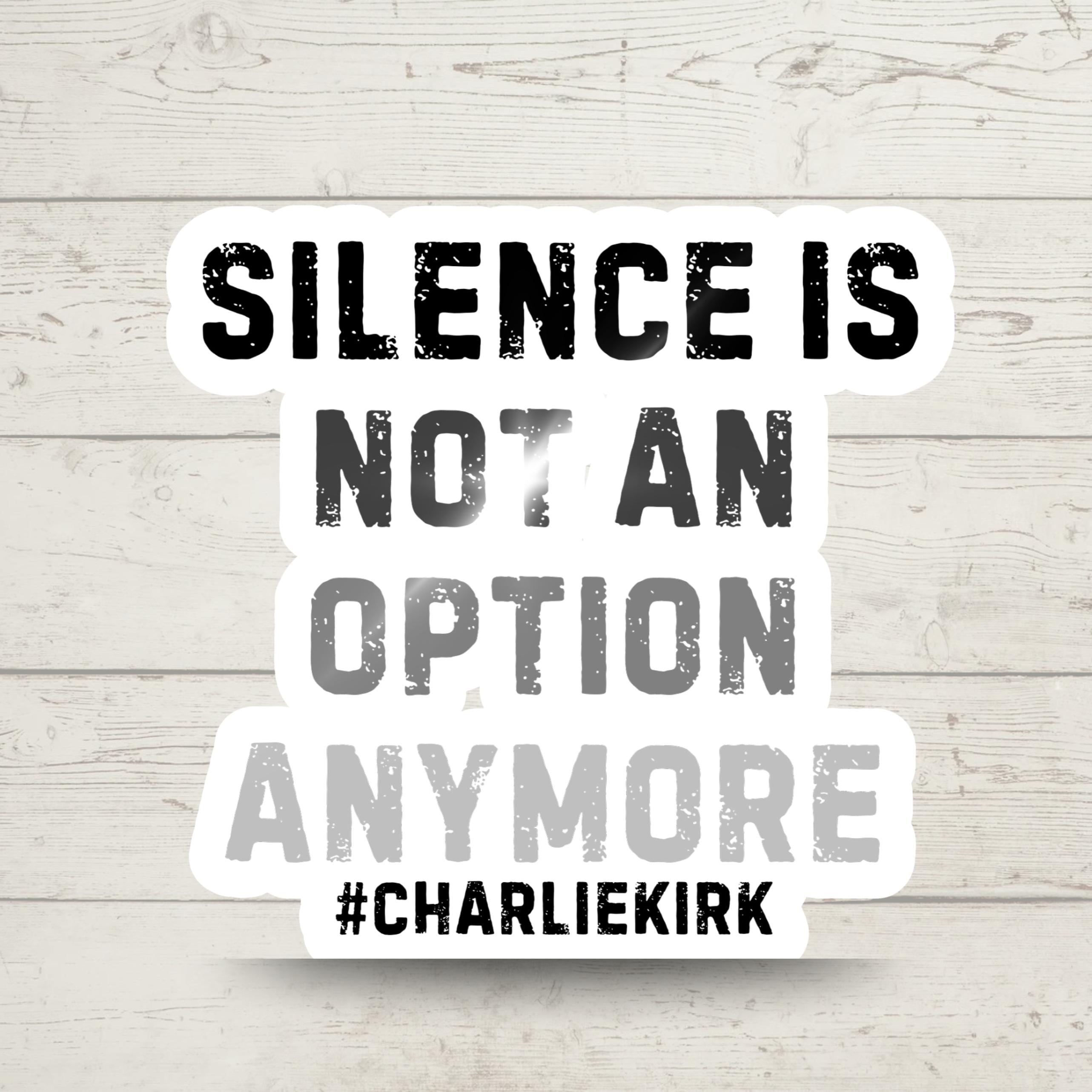 Charlie Kirk Quote Sticker: Political Vinyl Decal - US Made