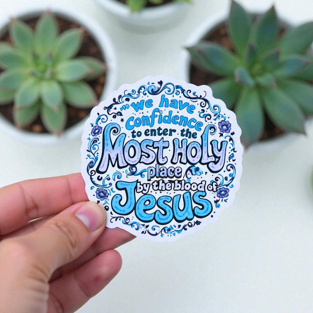 Most Holy Place Scripture Sticker | Christian Vinyl Decal