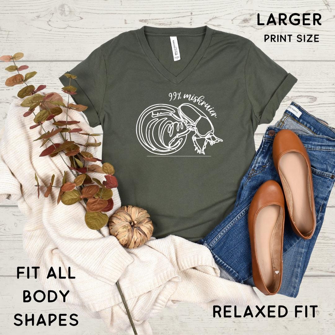 99% Miskruier V-Neck Tee: Funny South African Humor Shirt