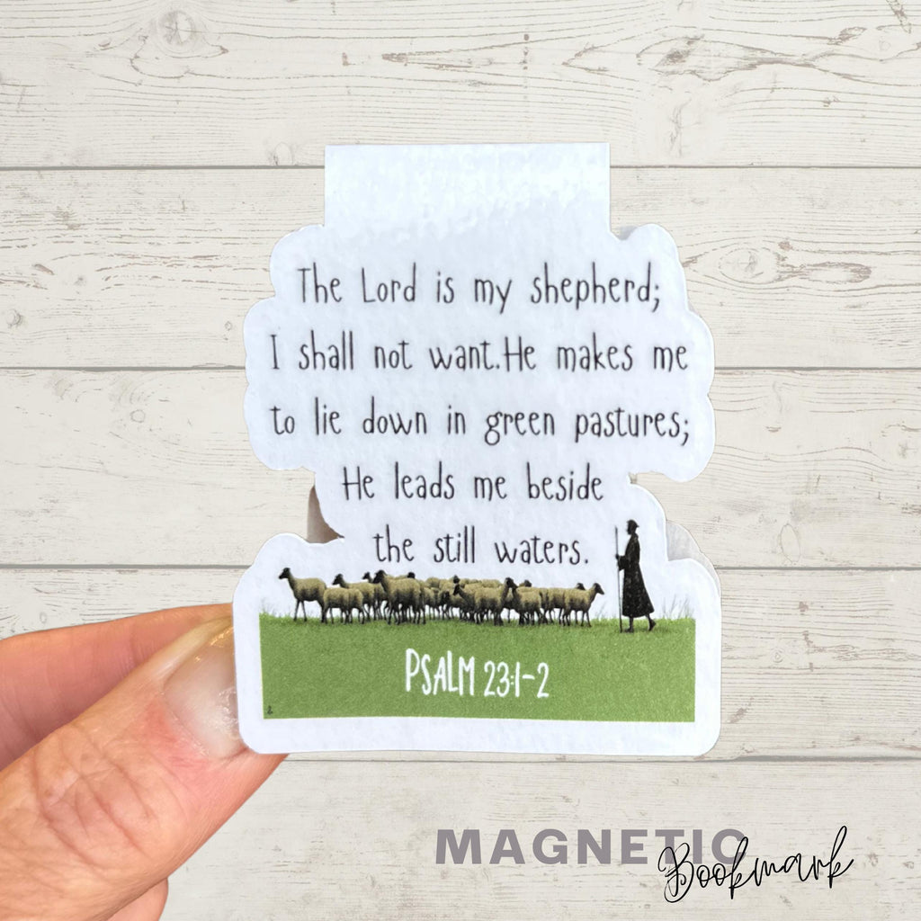 Psalm 23 Magnetic Bookmark: Bible Verse, Encouraging Gift