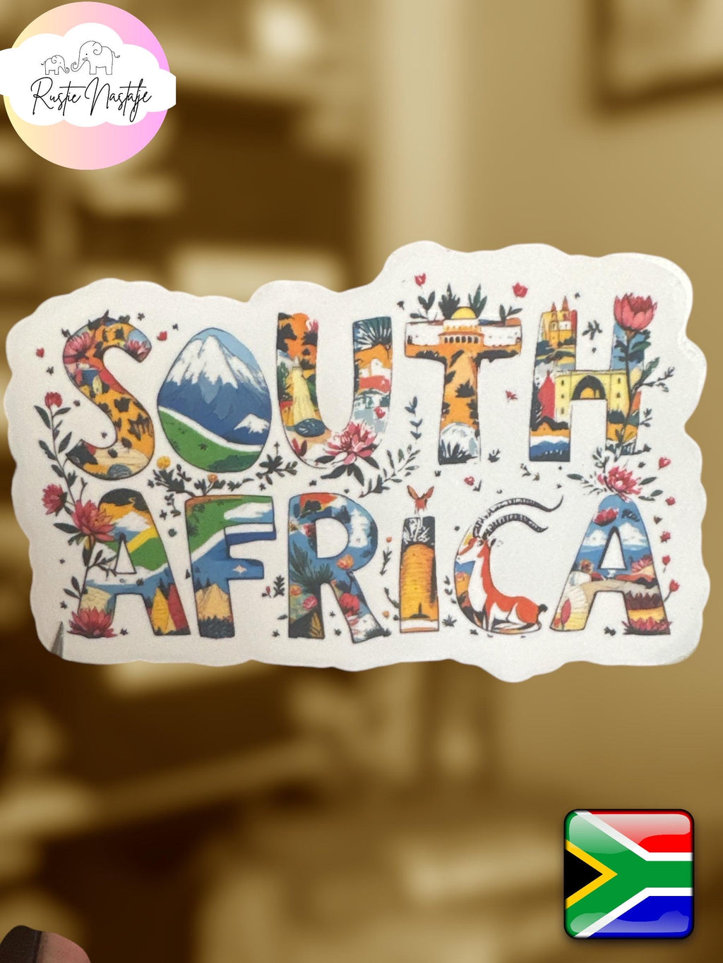 South Africa Stickers: Vibrant Vinyl Decals, Set of 5