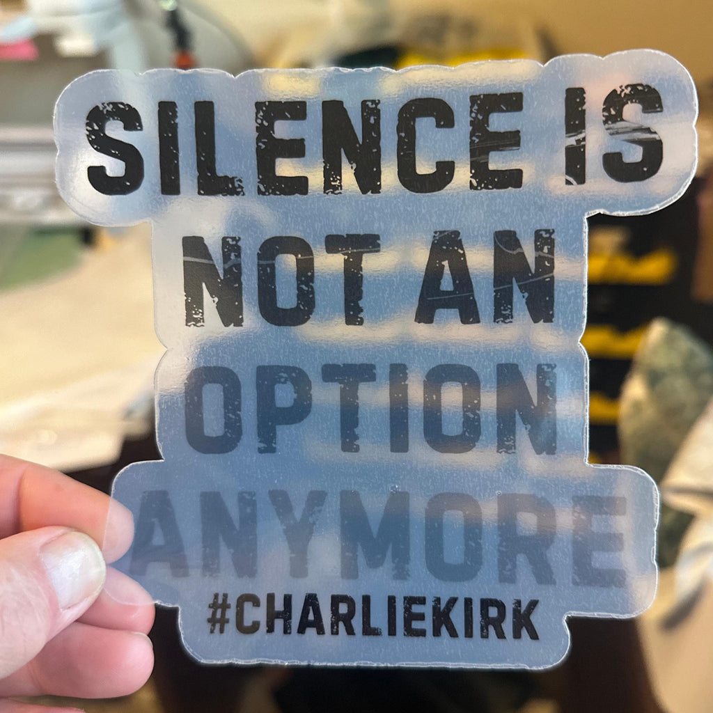 Charlie Kirk Quote Sticker: Political Vinyl Decal - US Made