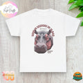 Afrikaans Hippo Tee: "Soos 'n Seekoei in 'n Bad" South African Shirt