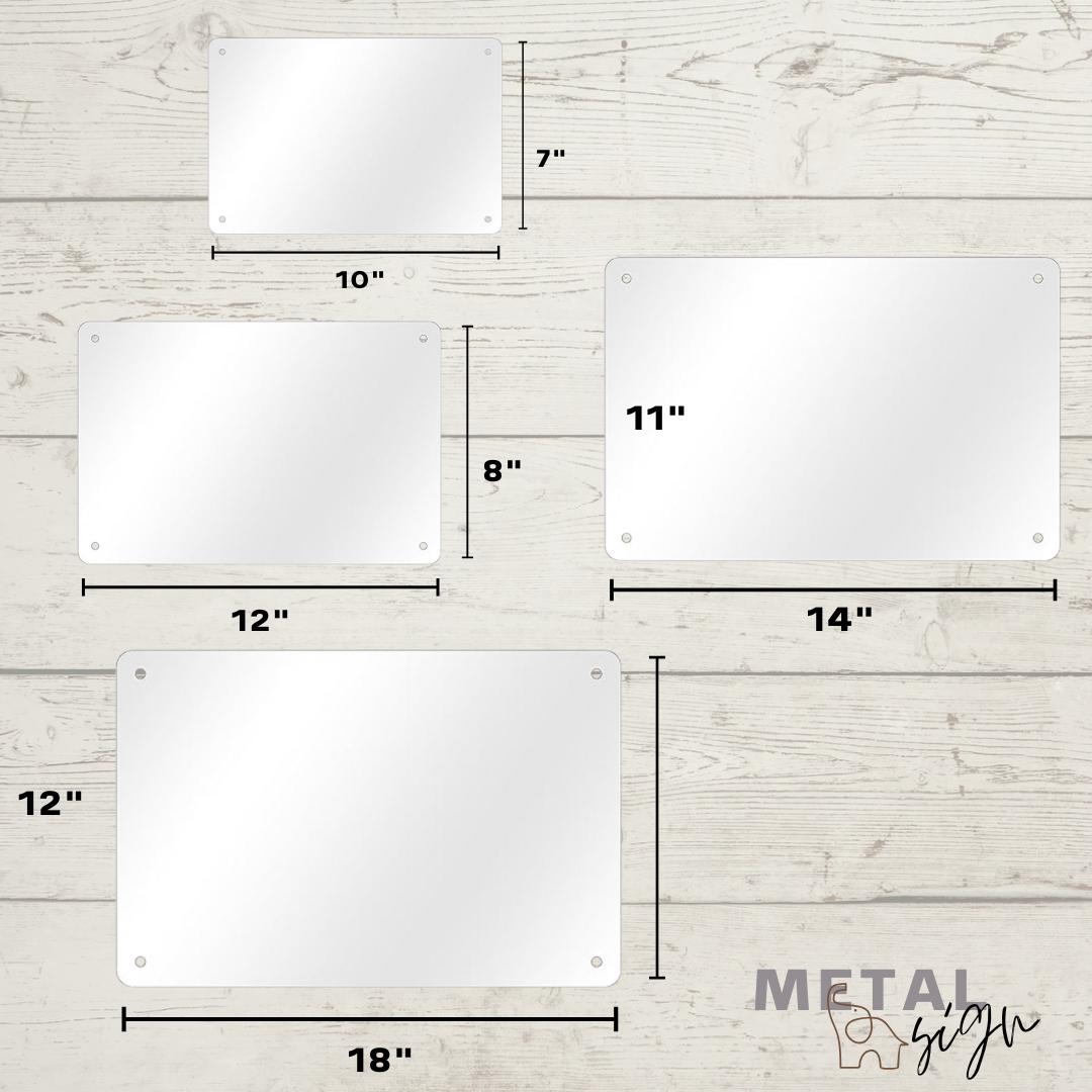 Custom Metal Garage Sign: Vintage Style Mechanic Gift