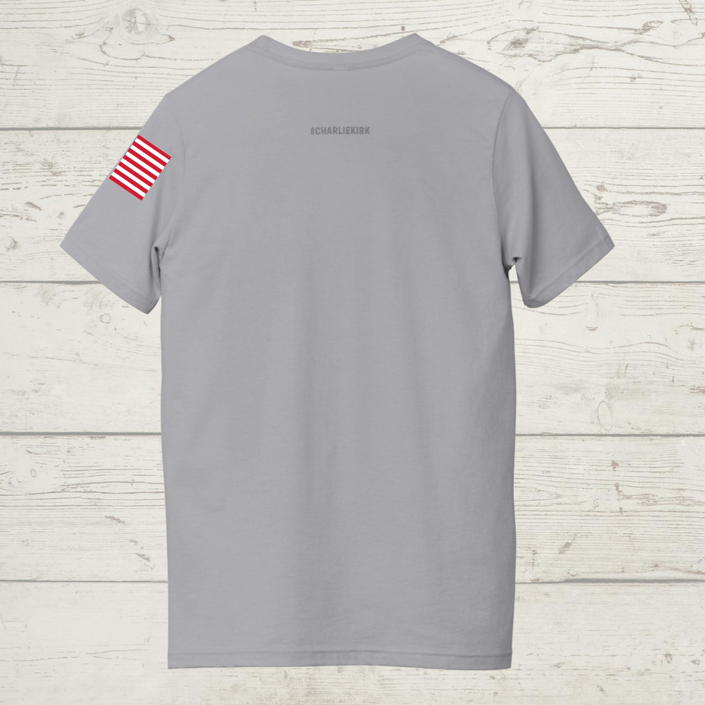 Silence Is Not An Option Anymore Shirt, Charlie Kirk Inspired Tee with USFlag