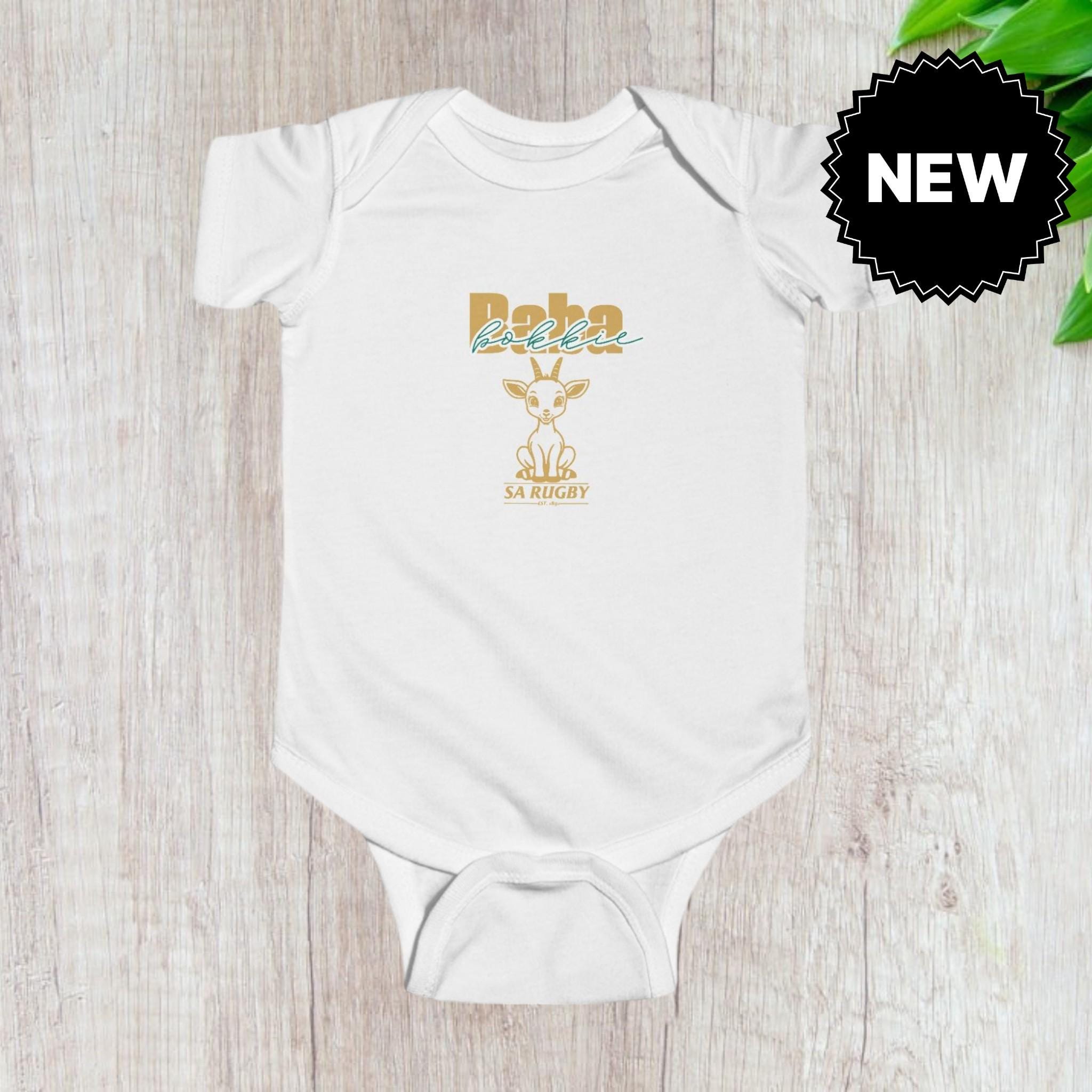 Springboks Rugby Baby Bodysuit: African Animal Onesie