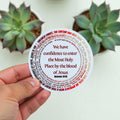 Hebrews 10:19 Scripture Sticker | Christian Faith Vinyl Decal