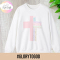 Fruits of the Spirit Cross Sweatshirt: Christian Apparel