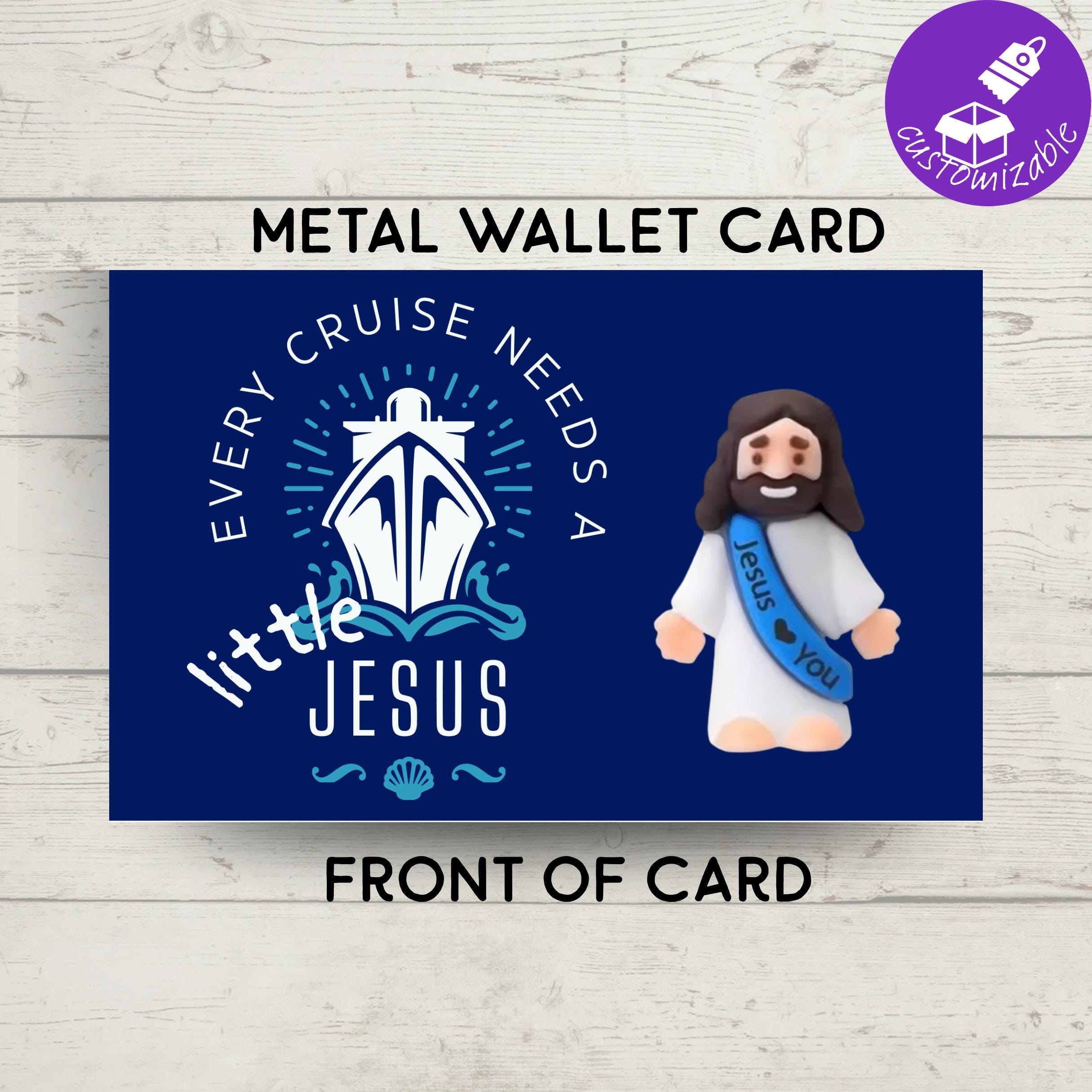 Cruise Duck Tag: Little Jesus Figurine, Personalized Cruise Gift