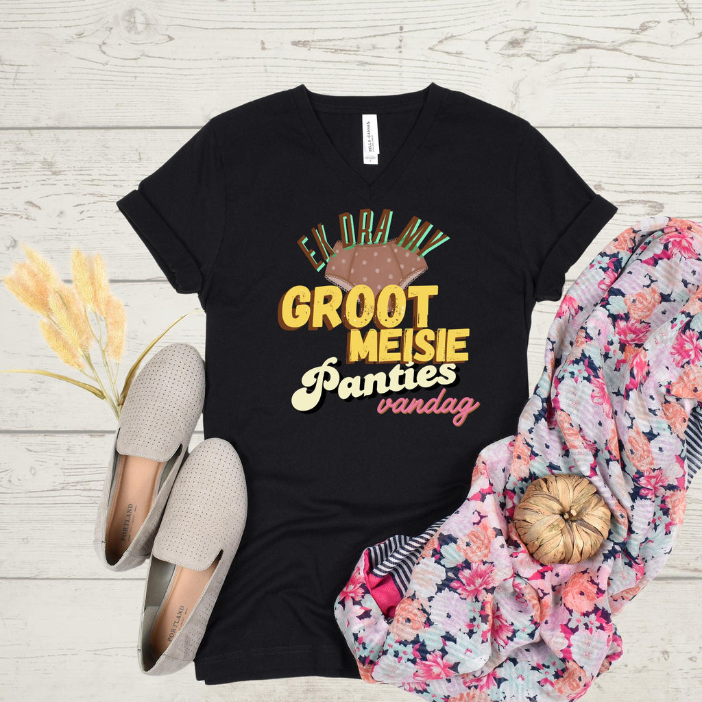 Groot Meisie T-Shirt: Funny Afrikaans Empowerment Tee