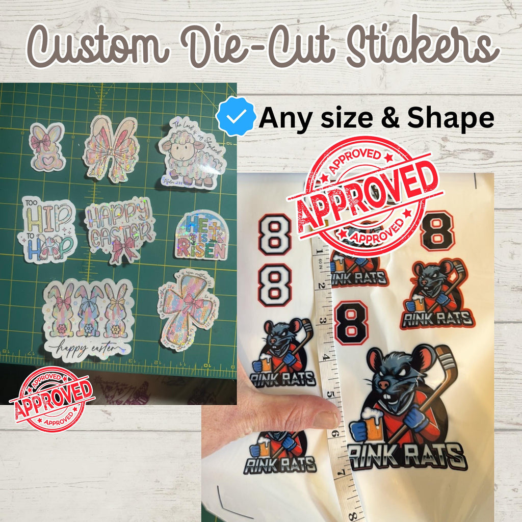 Custom Vinyl Stickers: Die Cut Logo Stickers