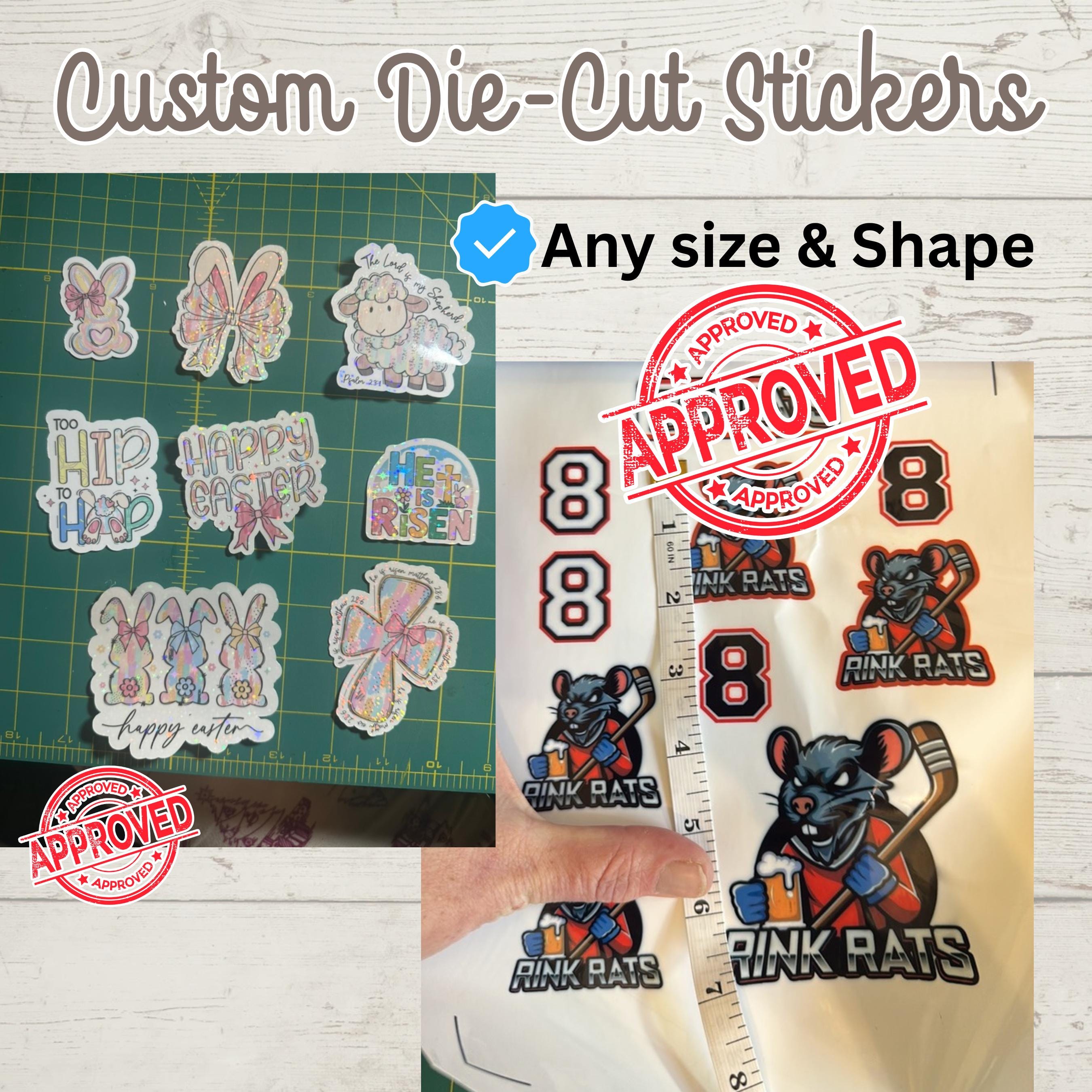 Custom Vinyl Stickers: Die Cut Logo Stickers