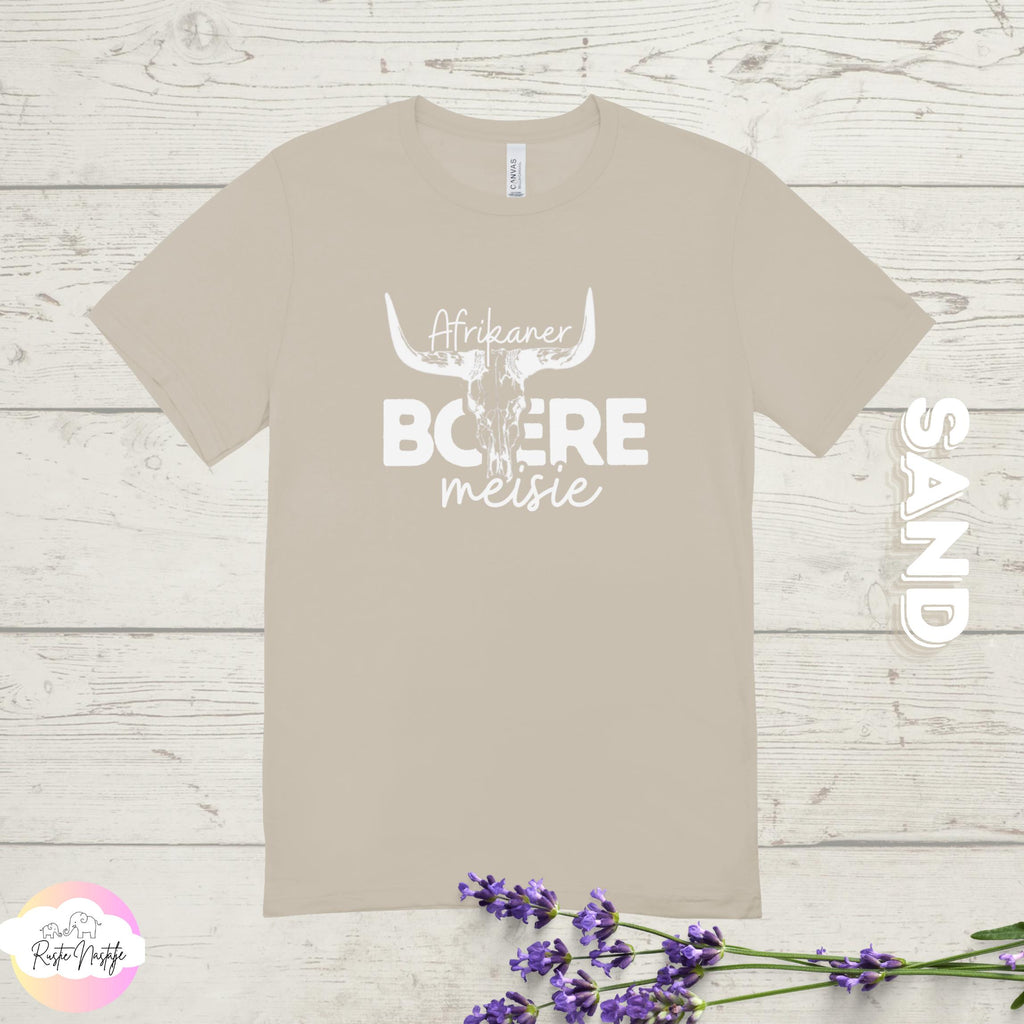 Afrikaner Boere Meisie T-Shirt: South African Heritage Tee