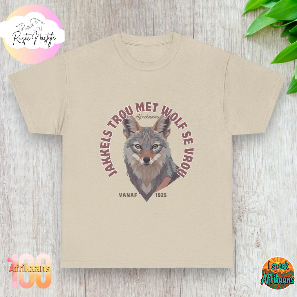 Funny Afrikaans Jakkels T-shirt: South African Birthday Gift