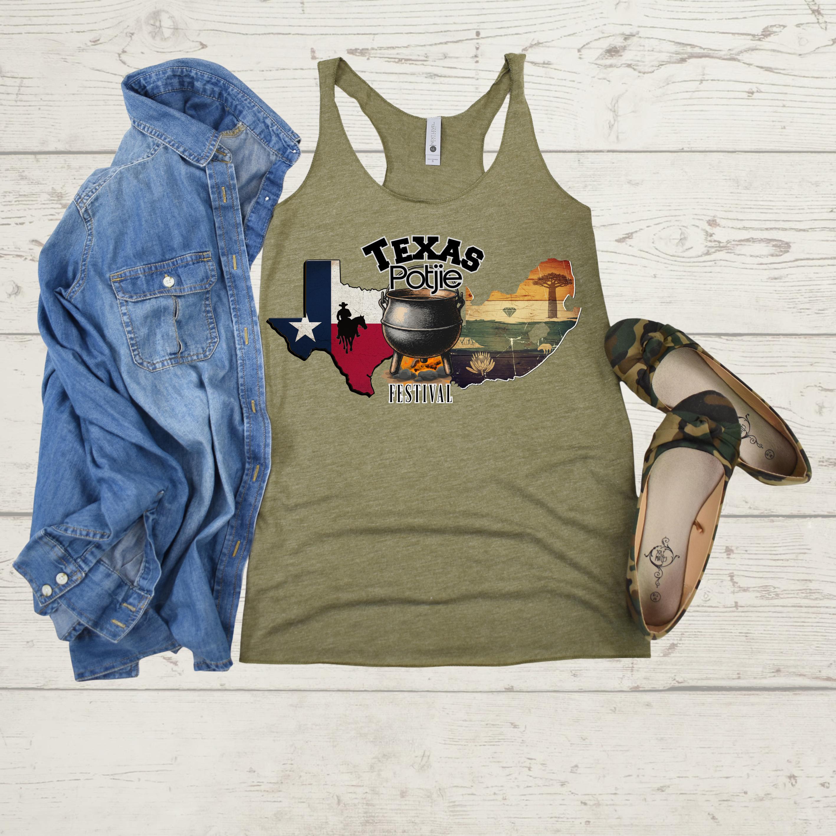 Texas Potjie Festival Shirt: South African Heritage Tee, Braai Master Gift