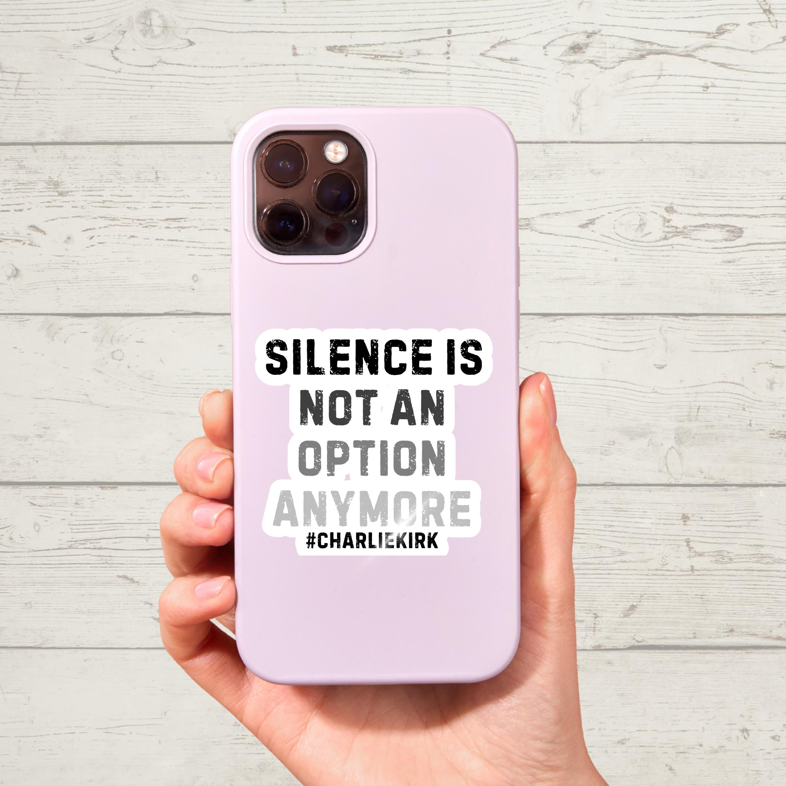 Charlie Kirk Quote Sticker: Political Vinyl Decal - US Made
