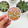 Most Holy Place Vinyl Sticker | Boho Christian Decal