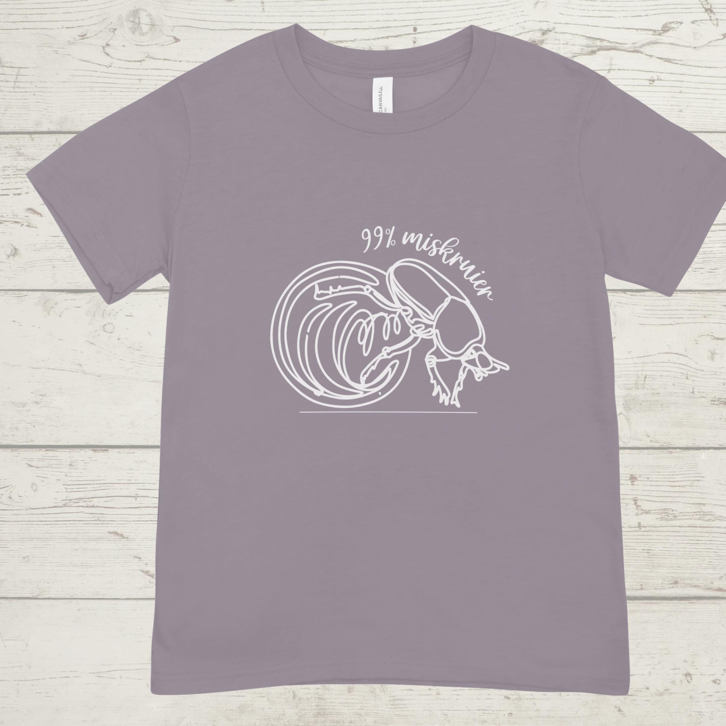 99% Miskruier T-Shirt: South African Humor, Dung Beetle Graphic